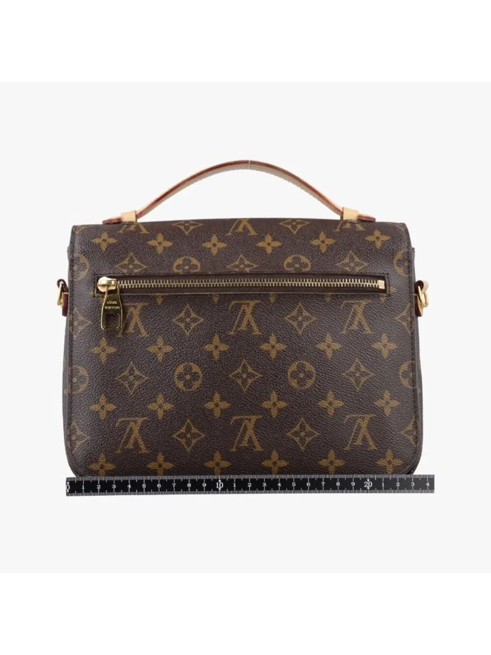 Louis Vuitton Pochette Metis MM Monogram Brown Canvas Handbag